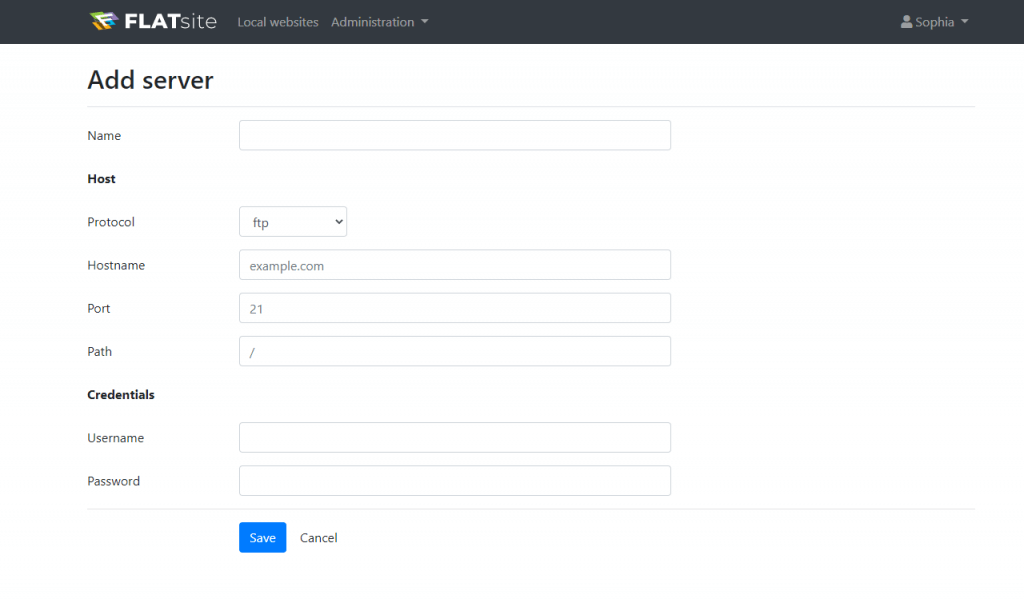 set up deploy servers on FLATsite 2