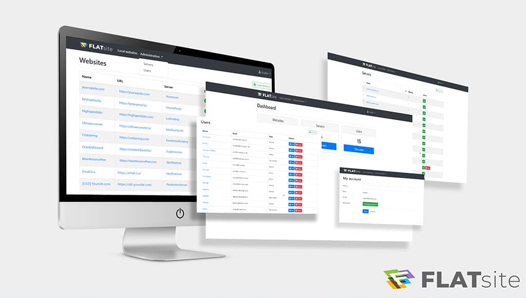 FLATsite dashboard illustration